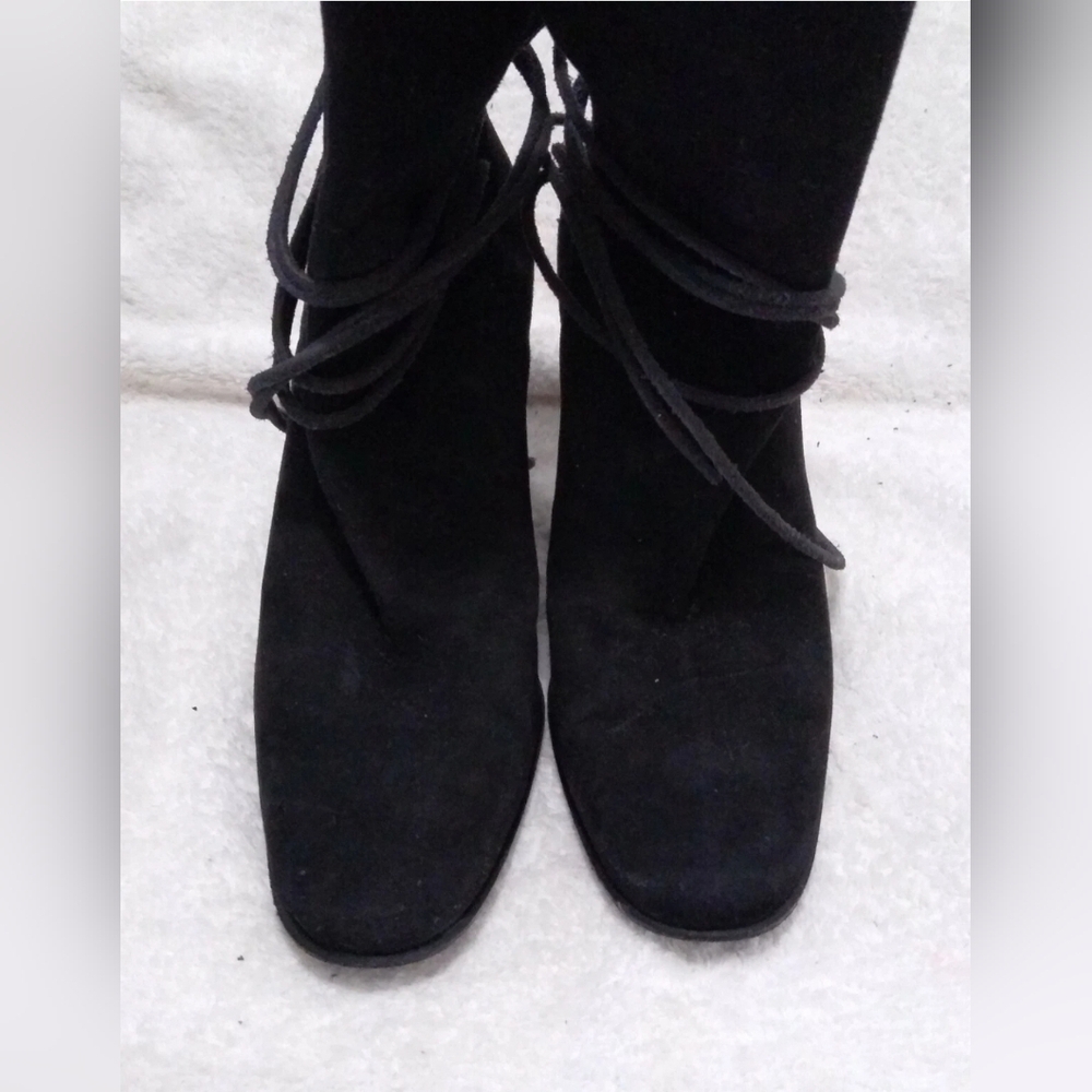 Hermes Suede Women’s Short Boots 36½  US6 - Picture 8 of 9